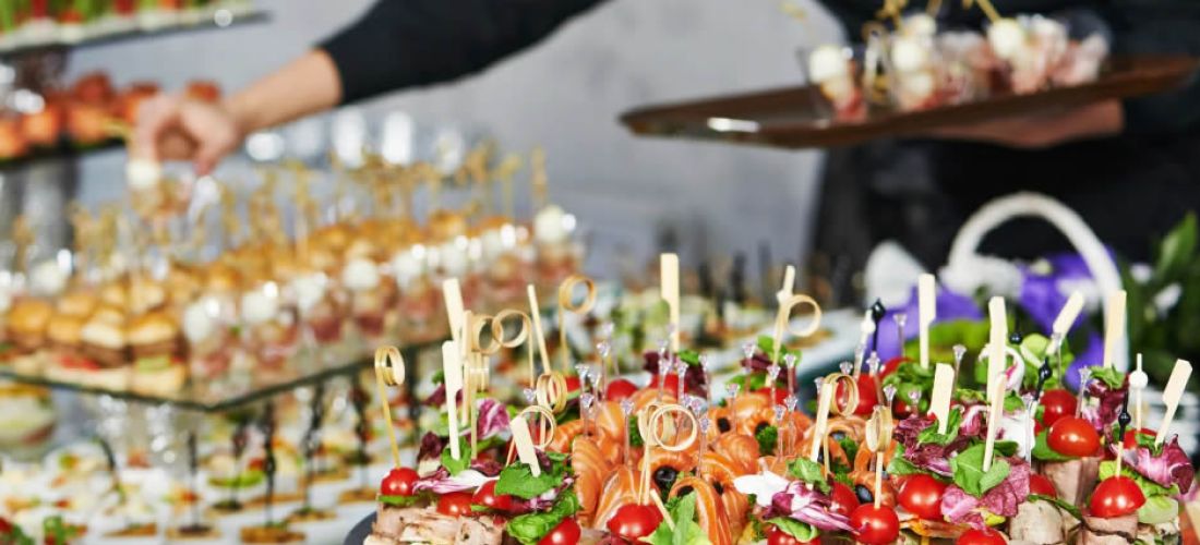 Menú catering almuerzo comida