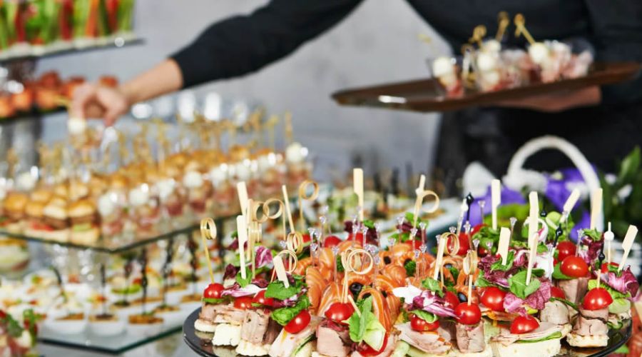 Menú catering almuerzo comida