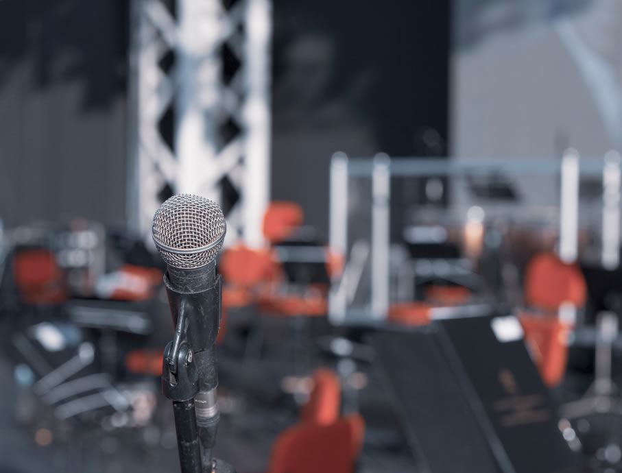 Microfonos profesionales para eventos